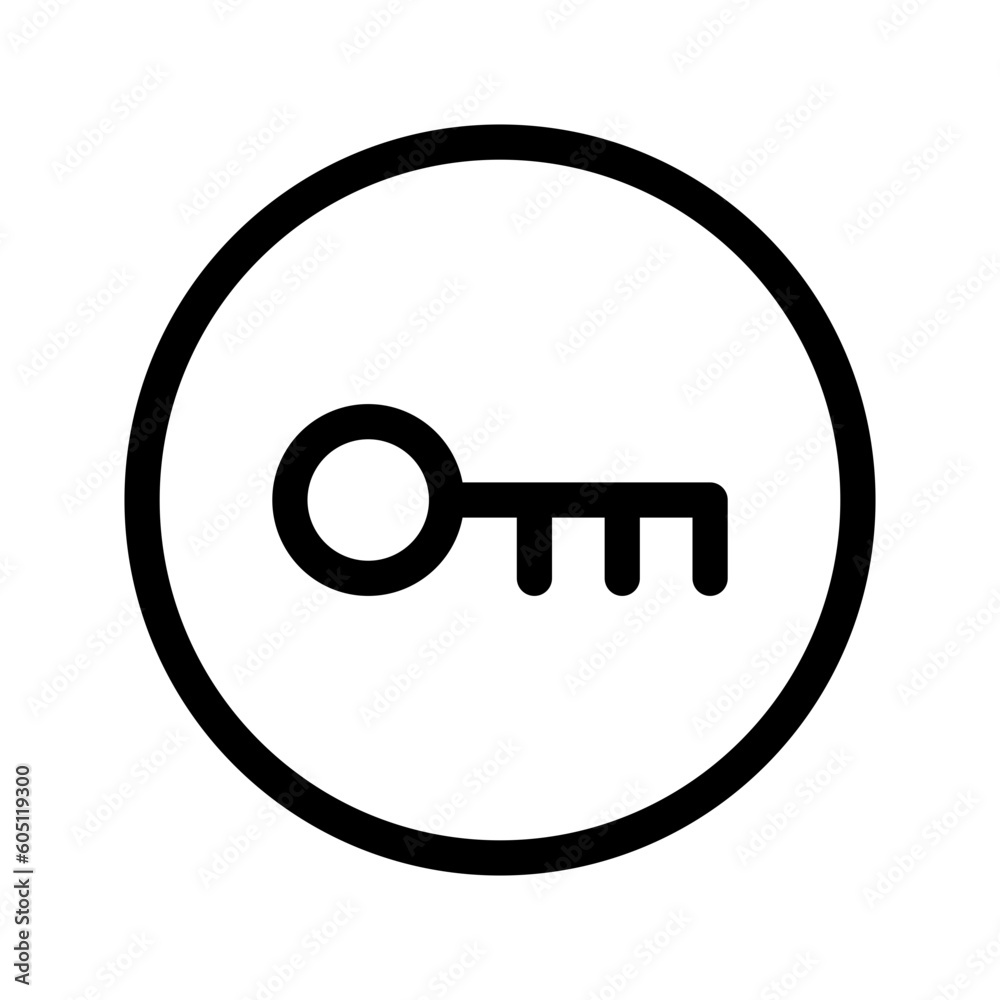 Key Button Icon Vector Symbol Design Illustration Key Button Icon Vector Symbol Design Illustration