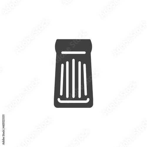 Inflatable mattress vector icon