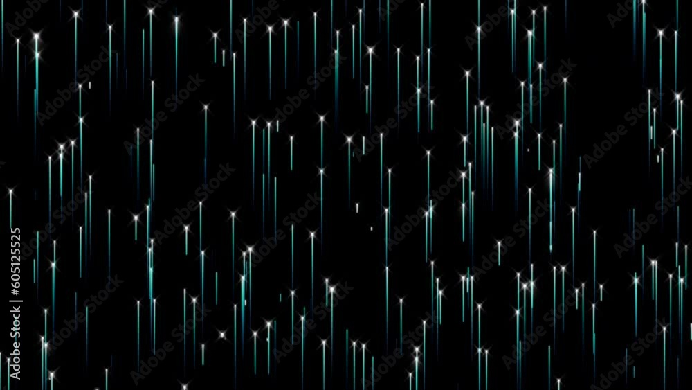 Shooting Stars Comet Trails in Beautiful Night Sky Space - Background Animation Shooting Stars Comet Trails in Beautiful Night Sky Space - Background Animation