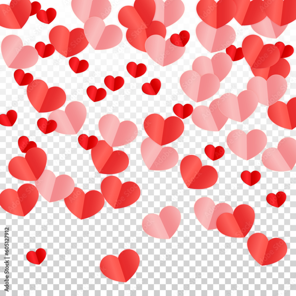 Hearts Confetti Falling Background. St. Valentine's Day pattern. Romantic Scattered Hearts Design Element. Love. Sweet Moment. Gift. Cute Element of Design for Sales or Celebration. Hearts Confetti Falling Background. St. Valentine's Day pattern. Romantic Scattered Hearts Design Element. Love. Sweet Moment. Gift. Cute Element of Design for Sales or Celebration.