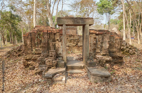 The pre-Angkorian ruins of Sambor Prei Kuk in Cambodia demonstrate the origins of Khmer architecture