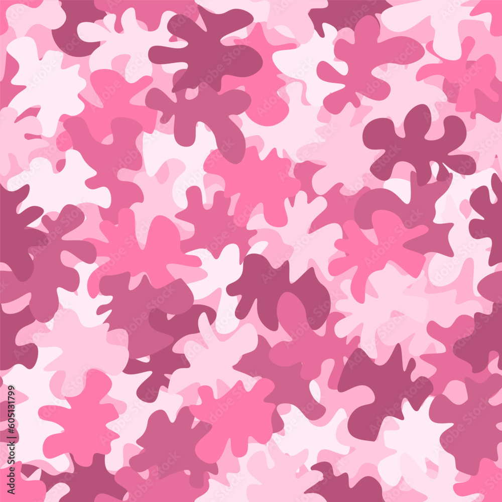 Camouflage pattern background. Classic clothing style masking camo repeat print Camouflage pattern background. Classic clothing style masking camo repeat print