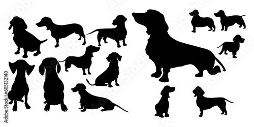 dachshund silhouettes