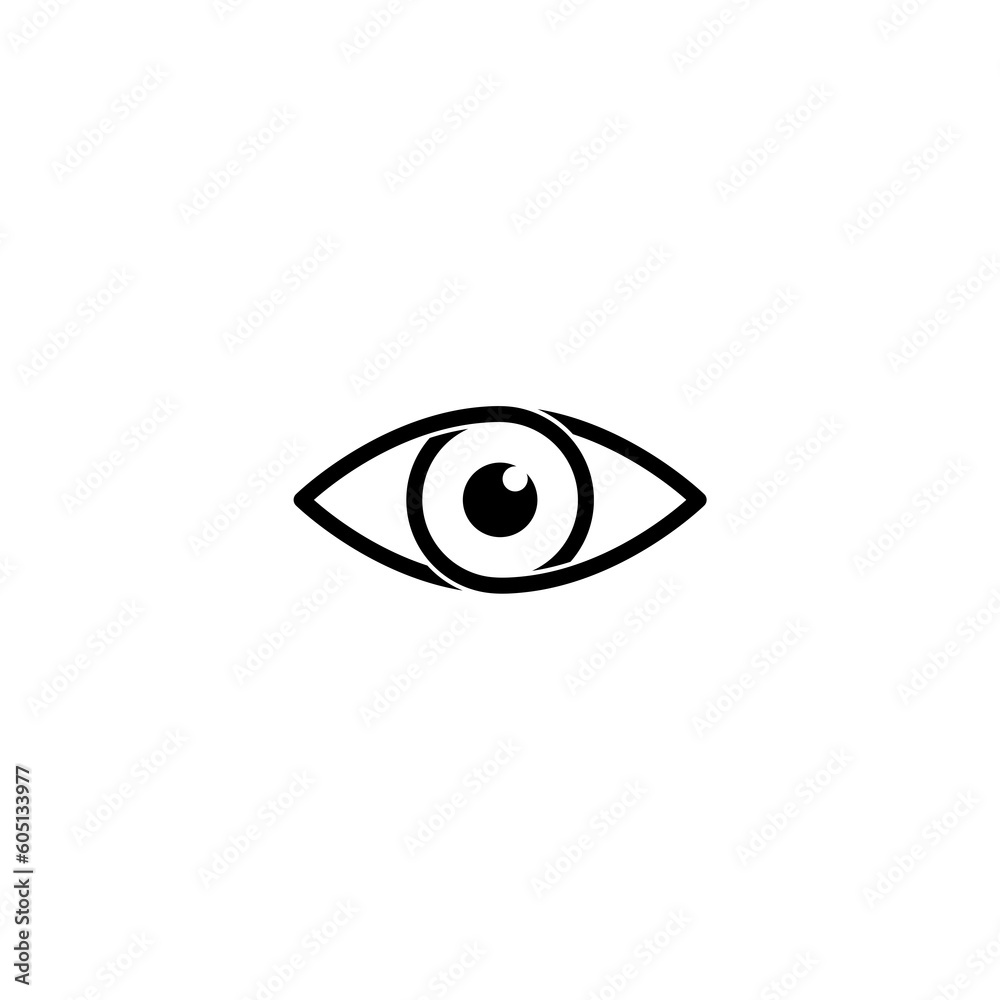 Hidden icon, visible Invisible icon. Eye icon isolated on white background Hidden icon, visible Invisible icon. Eye icon isolated on white background