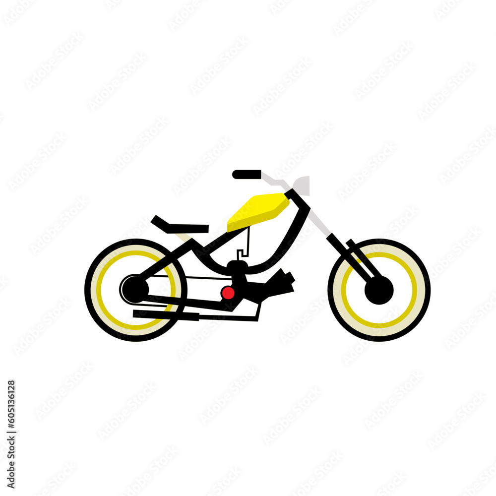 Fototapeta premium Motorcycle Illustration