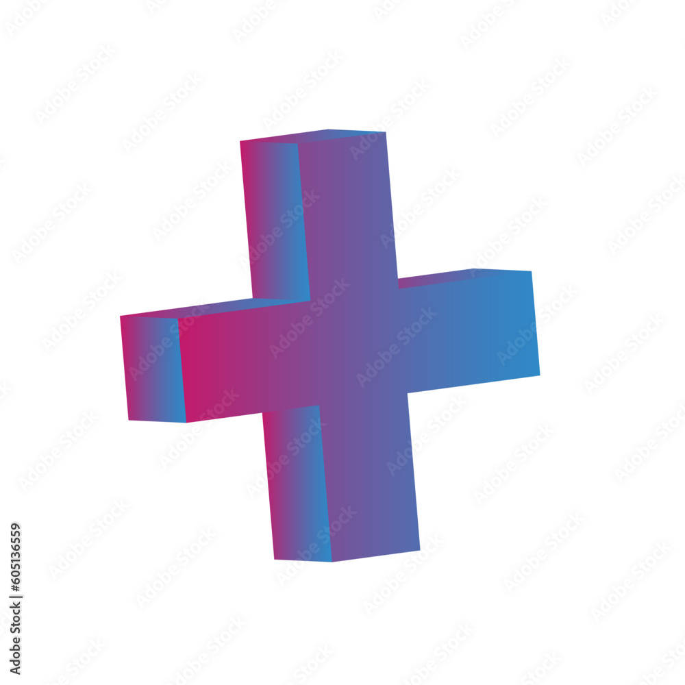 3D Math Symbol 3D Math Symbol