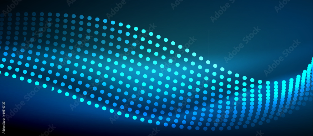A sleek and stylish design featuring a blue smooth neon wave glowing against a dark background, perfect for adding a modern and edgy touch to any project A sleek and stylish design featuring a blue smooth neon wave glowing against a dark background, perfect for adding a modern and edgy touch to any project
