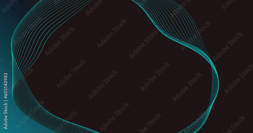 dark blue gradient curve wave line abstract background