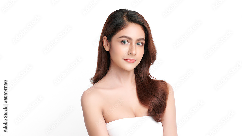 Beautiful young asian woman with clean fresh skin on white background, Face care, Facial treatment, Cosmetology, beauty and spa, Asian women portrait. Beautiful young asian woman with clean fresh skin on white background, Face care, Facial treatment, Cosmetology, beauty and spa, Asian women portrait.