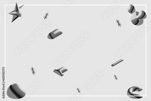 Abstract background with geometry style.