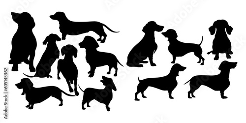 dachshund silhouettes © Dian