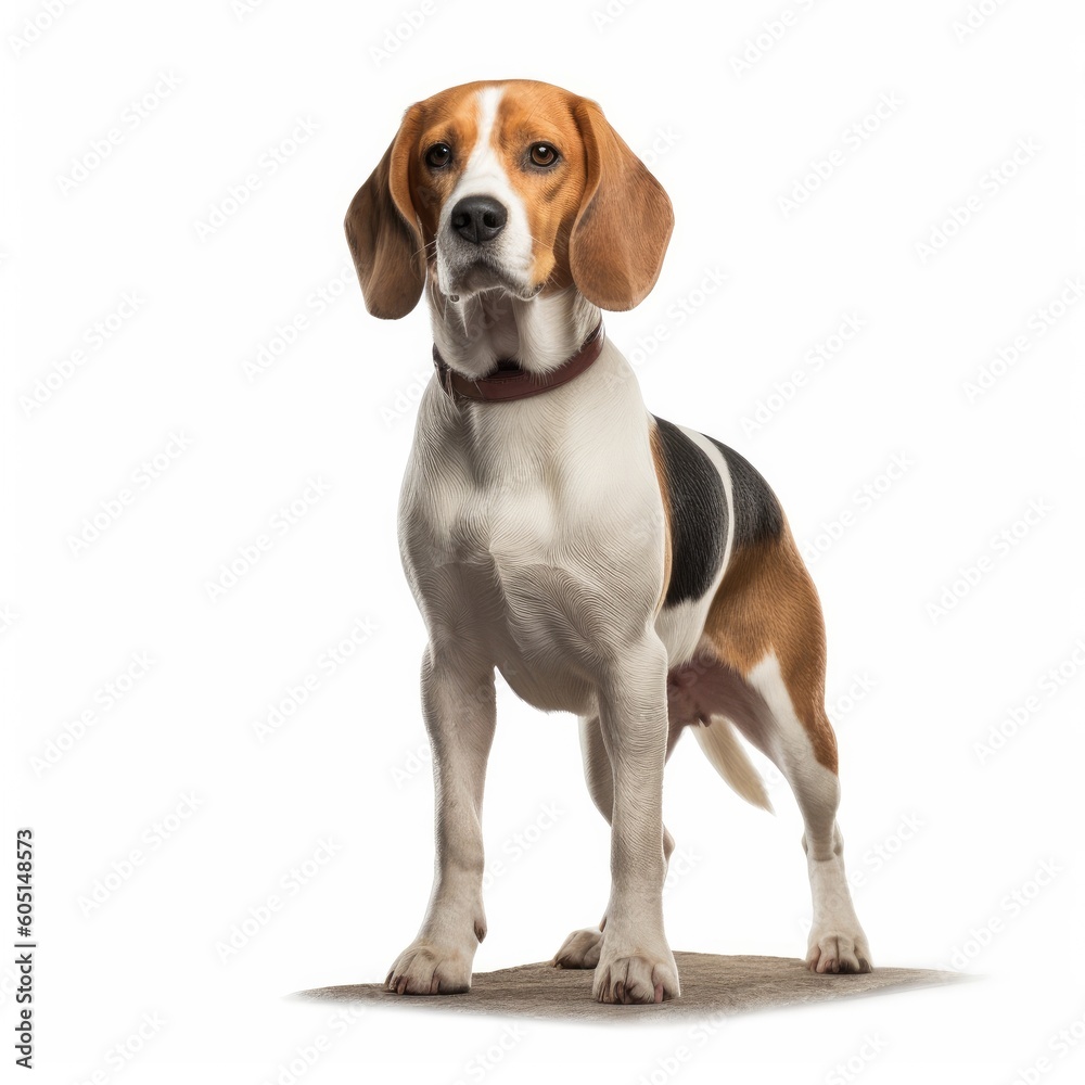 beagle, dog, animal, pet, puppy, cute, white, isolated, canine, portrait, breed, domestic, hound, purebred, brown, studio, mammal, adorable, pup, sitting, pedigree, white background, young, animals, l