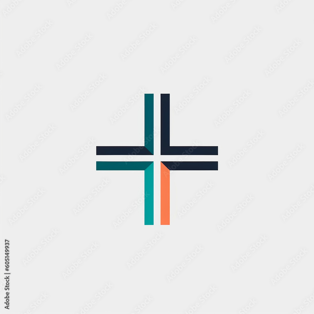 Obraz premium blue cross with ribbon background with splashes created with Generative Ai technology