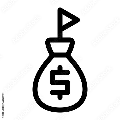 crowdfunding line icon