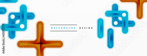 Cross line background minimal geometric template. Design for wallpaper, banner, background, landing page, wall art, invitation, prints, posters