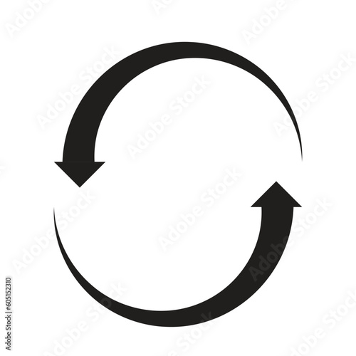 circular arrows moving icon vector illustration eps 