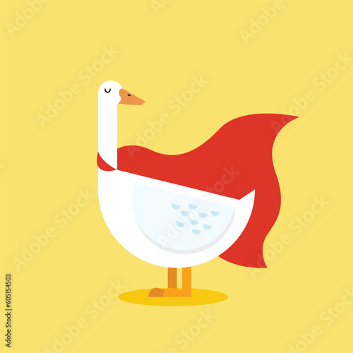 Super hero goose