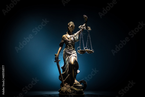 Cuadro en lienzo No law or dictatorship concept