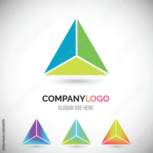 Minimalist Triangle logo design