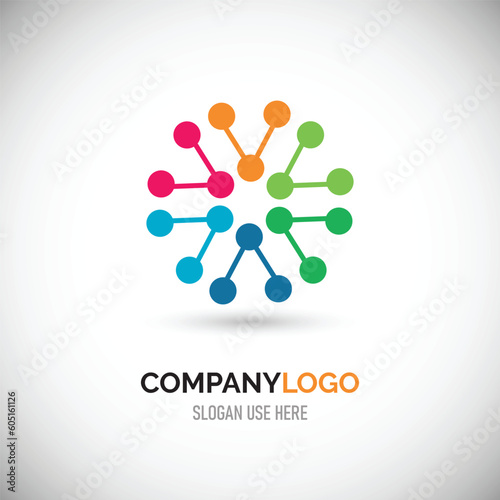 Modern social logo design
