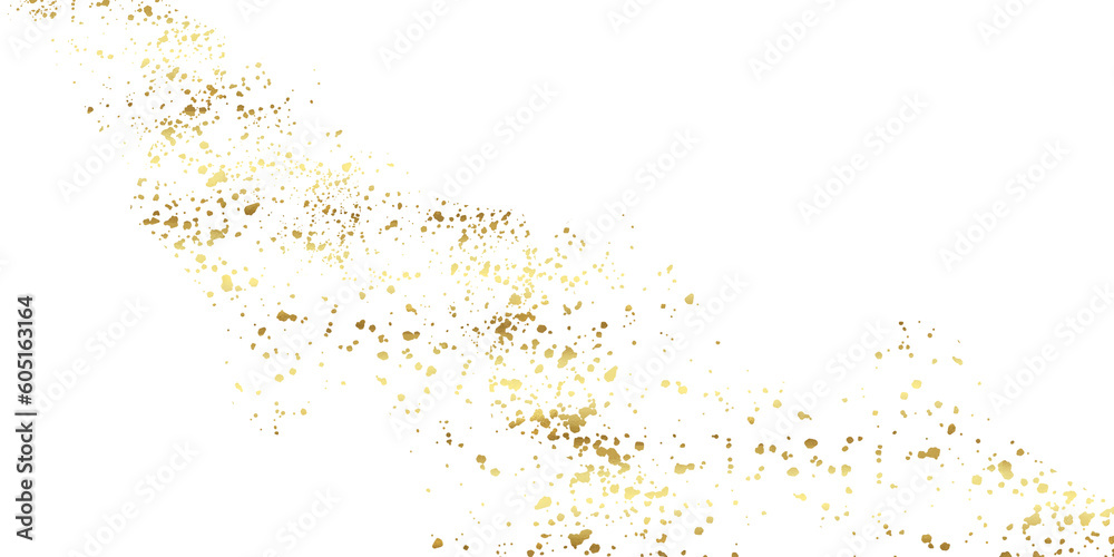 Gold glitter Shiny luxury effect  gold glitter transparent background.Abstract gold glitter.Golden Mist.