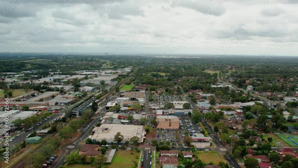 Australian Suburb With Mountain View Near A Bush (LOG Version) Australian Suburb With Mountain View Near A Bush (LOG Version)
