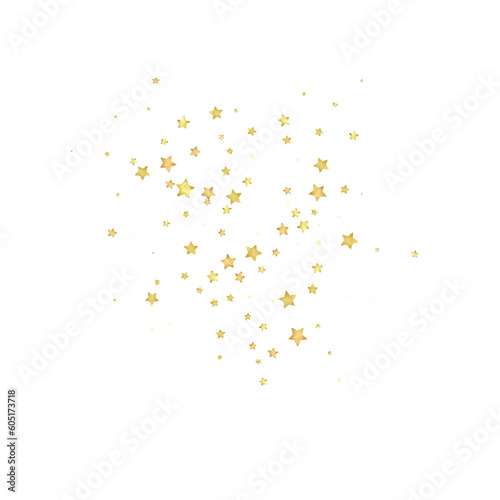 Magic stars vector overlay.  Gold stars scattered