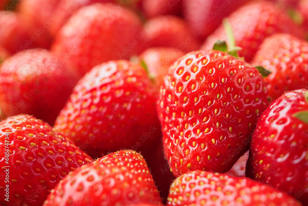 Fresh organic red strawberry fruit background Fresh organic red strawberry fruit background