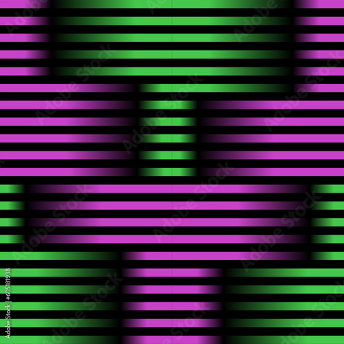 Neon Colored Banner with Horizontal Stripes. ChatGpt Technology Background. ChatGpt Abstract Modern Digital Bg. Vector Illustration