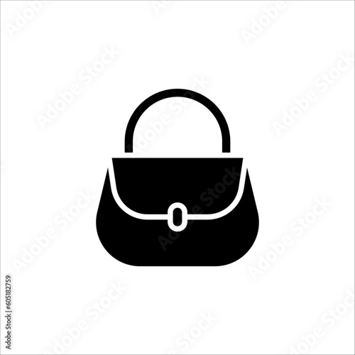 handbag icon. women bag sign on white background. vector illustration EPS 10