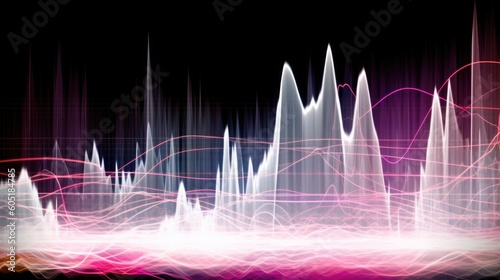 abstract background with digital data flow