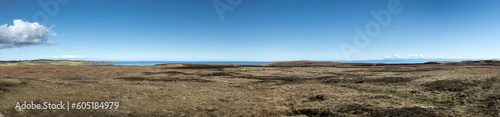 Bettyhill  Scotland  hills   Scottish highlands  heather and peat fields  panorama  coastal  north scotland  