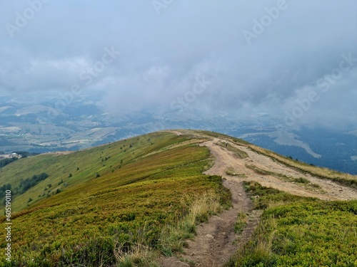 landscape with mountains and clouds © Наталія Чорноморець