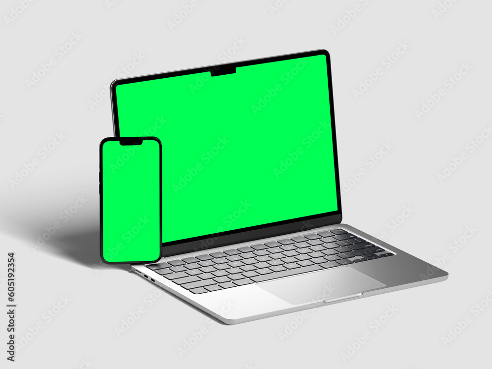 Isolated Devices Mockup. Isolated Devices Mockup.