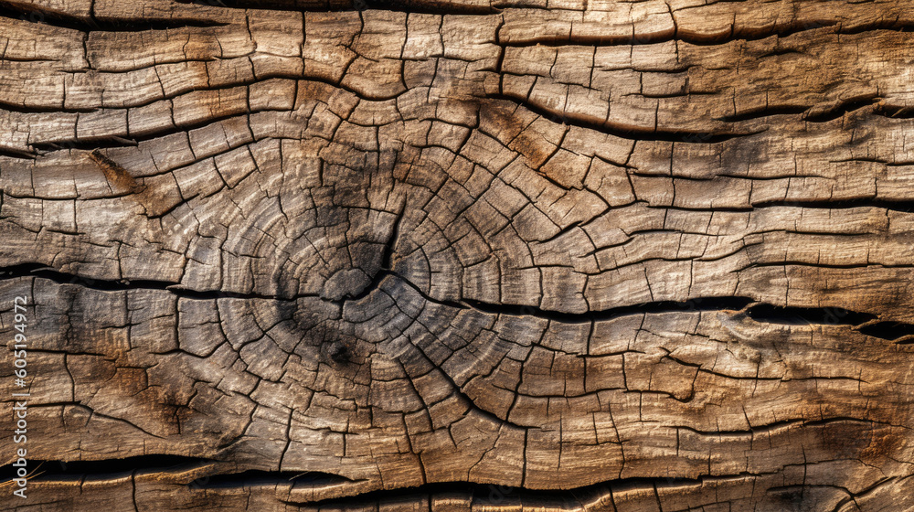 Fototapeta premium Wooden texture. Generative AI