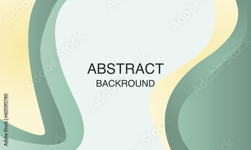 abstract green background with wave