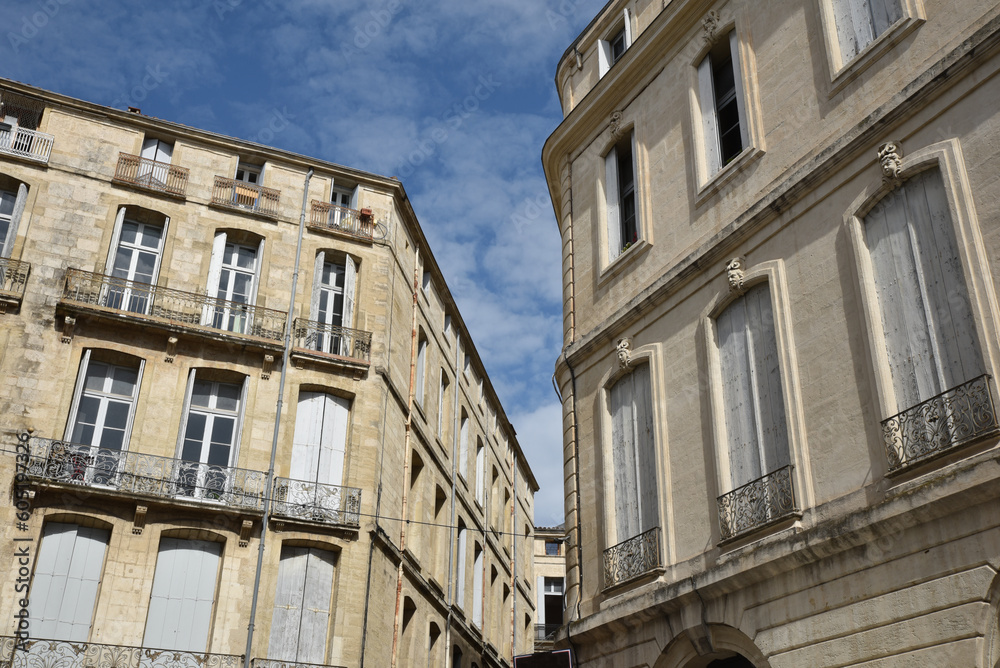 Immeubles de caractère à Montpellier. France