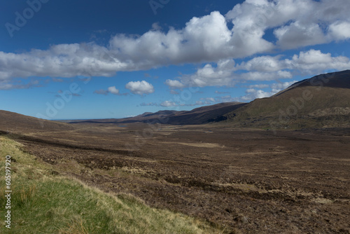 Scottish Highlands. Scotlands. Landscapes and mountains. Clouds. 