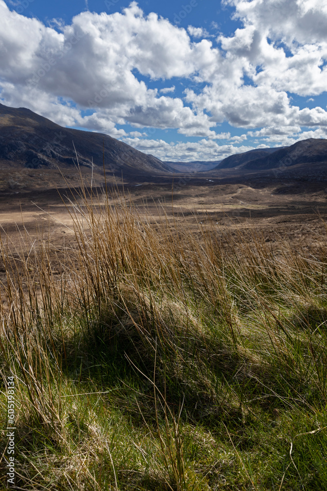 Scottish Highlands. Scotlands. Landscapes and mountains.