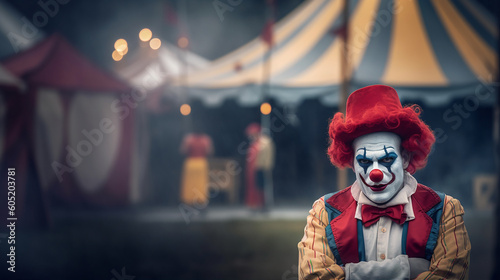 clown in the circus halloween