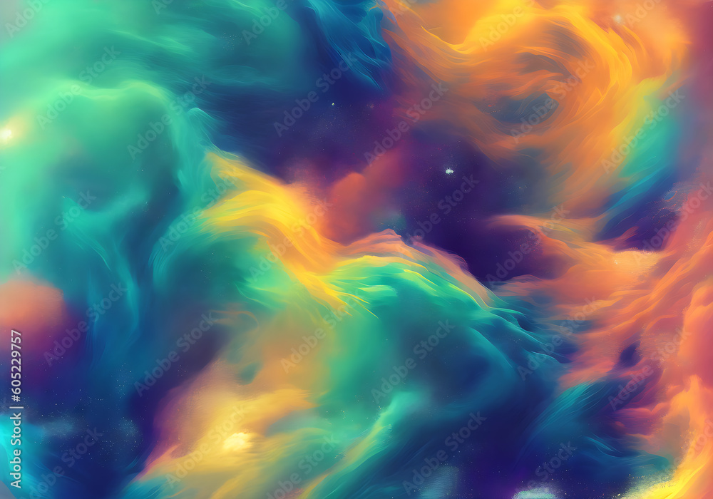 Fototapeta premium Glittery abstract flat big wave background. (