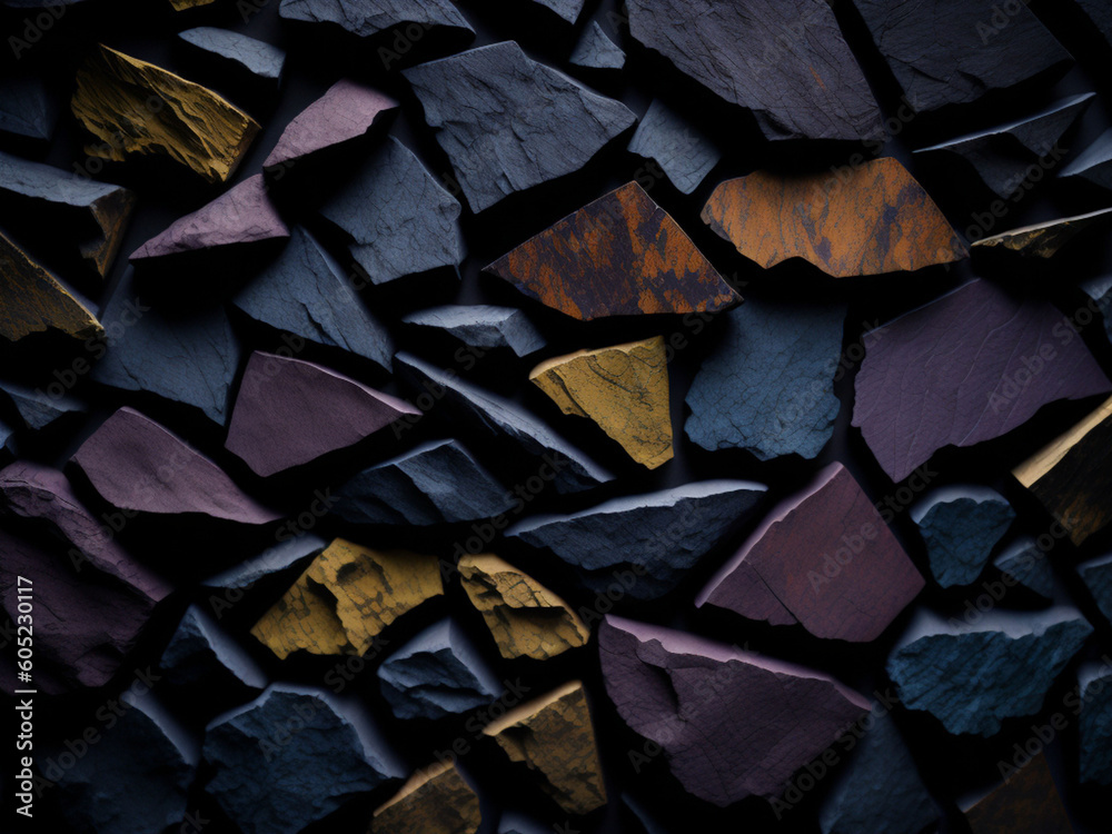 Colorful stone wall texture background for interior exterior decoration ...