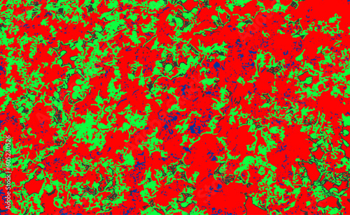 decorative photo processing of grass and leaves