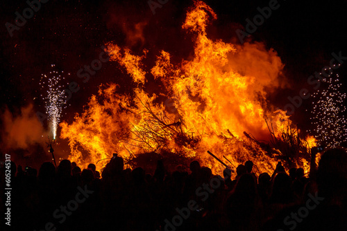 bonfires on the night of San Juan