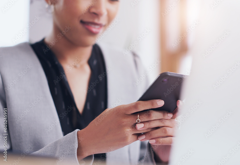 Closeup, hands and woman with a smartphone, business or typing with connection, network or social media. Female person, consultant or employee with a cellphone, search internet or website information Closeup, hands and woman with a smartphone, business or typing with connection, network or social media. Female person, consultant or employee with a cellphone, search internet or website information