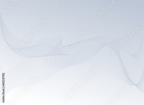 Smooth and smoky wavy lines background. Grey smoke lines background.