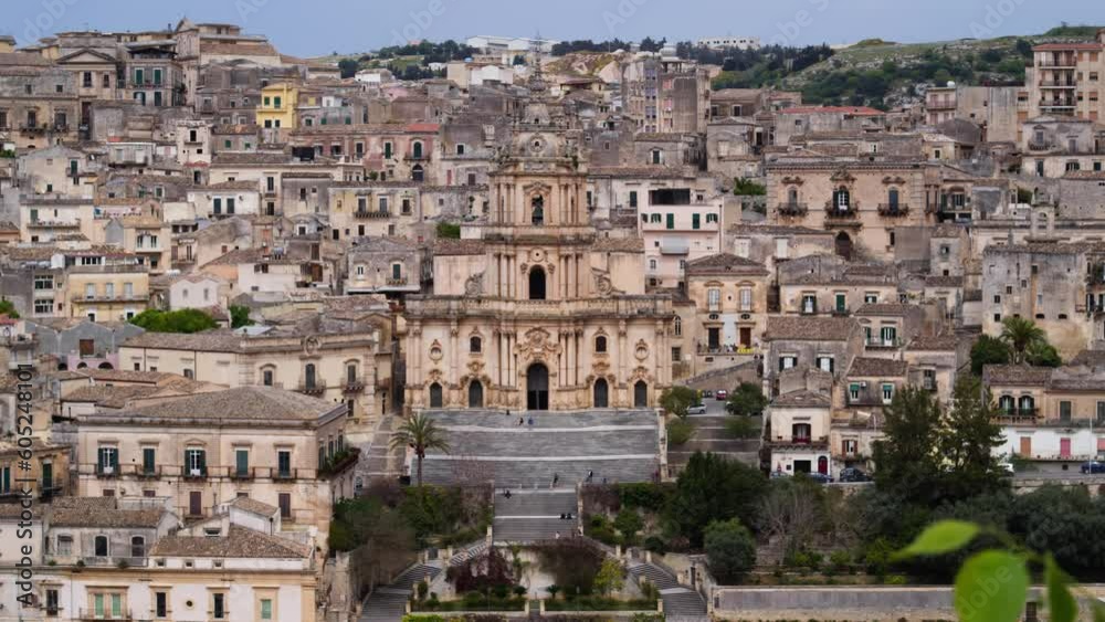 Modica City. Ancient Sicilian baroque city Modica City. Ancient Sicilian baroque city