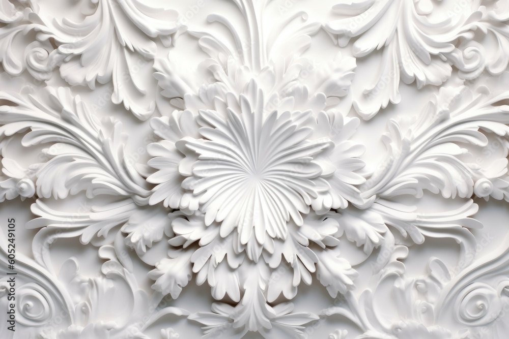 Illustration of a Close-Up View of a Decorative Wall with Intricate Details and Patterns Illustration of a Close-Up View of a Decorative Wall with Intricate Details and Patterns