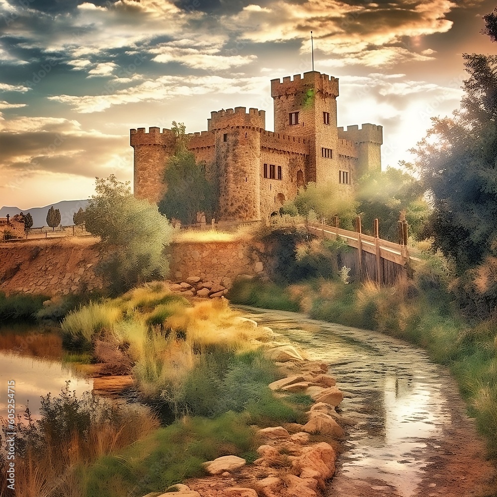 castle in the morning