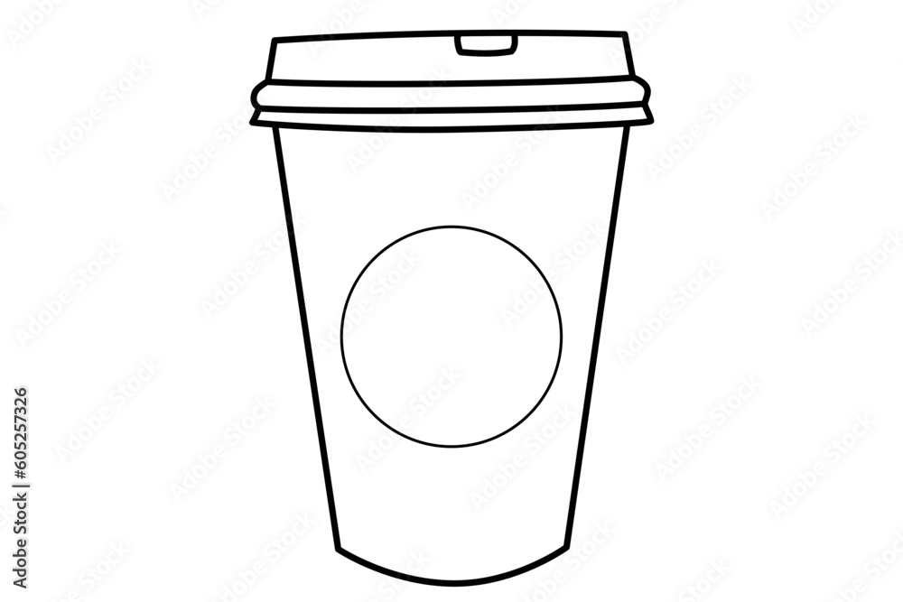 coffee cup sketch line art drink vector illustration coffee cup sketch line art drink vector illustration